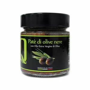 Pate' di  Olive Nere gr 190 | Bio Quattrociocchi