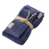 SET ASCIUGAMANI  1+1   COCCOLA  BLUE QUETZAL