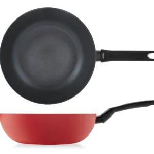 FLAME ROSSO WOK ANTIADERENTE CM 28